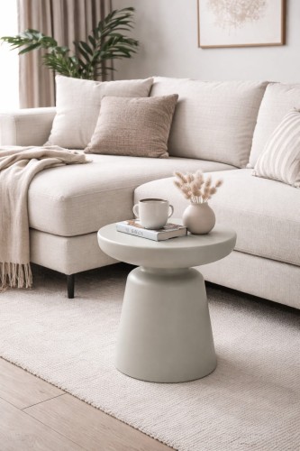 stolik kawowy, pomocniczy lub nocny szary