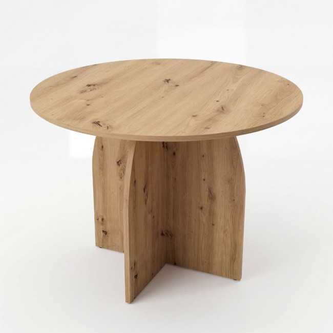 Nowoczesna podstawa stołu Yumi - nogi krzyżujące się pod kątem 90 stopni