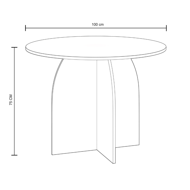 Designerski stół Yumi dąb artisan do małej jadalni i kuchni