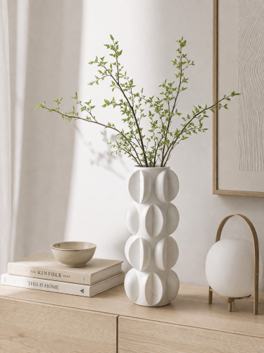 Wazon dekoracyjny Enso Black – biały mat c.png