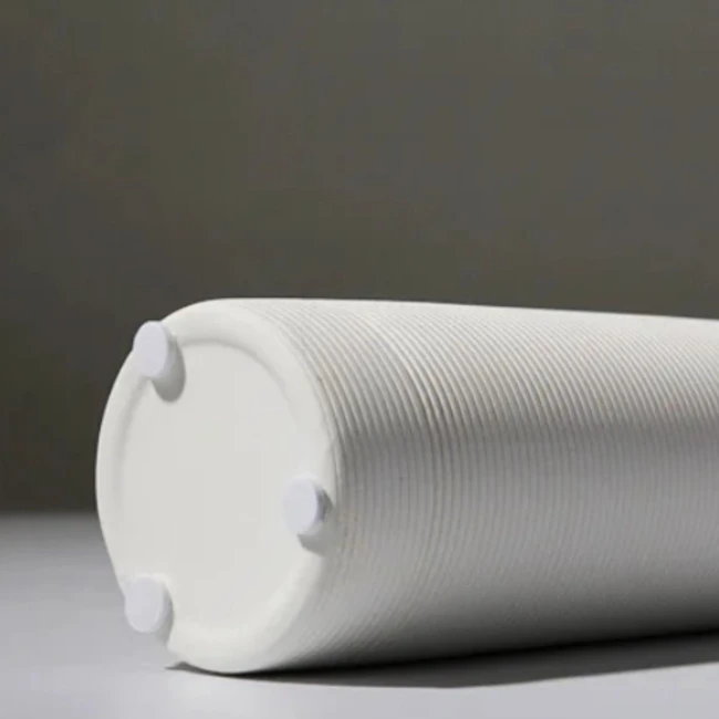 Wazon ceramiczny Mira White – biały mat