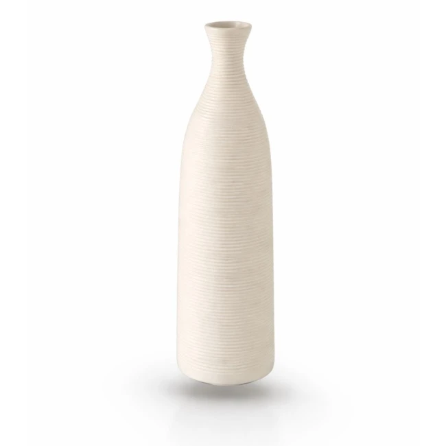 Wazon ceramiczny mira L – biały mat