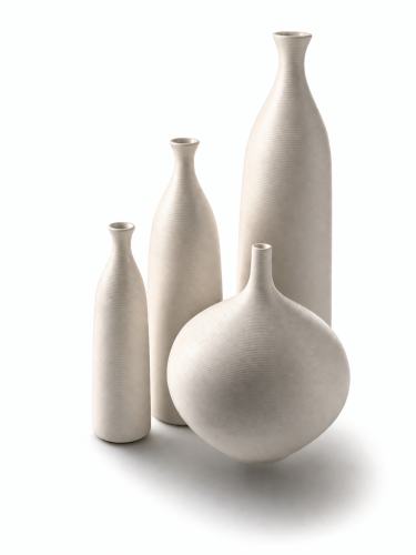 Wazon ceramiczny mira L – biały mat