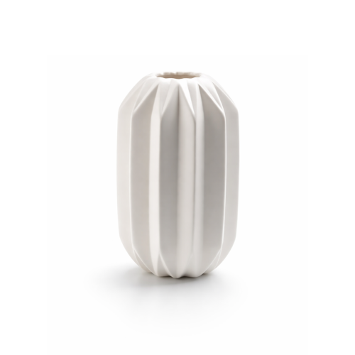 Wazon ceramiczny Riyo White S – biały mat