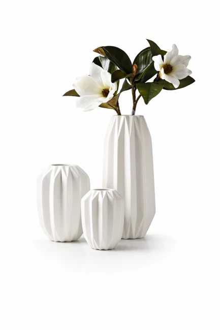 Wazon ceramiczny Riyo M – biały