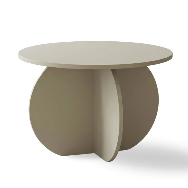 Stolik kawowy okrągły Yumi S – Kaszmir (70 cm)