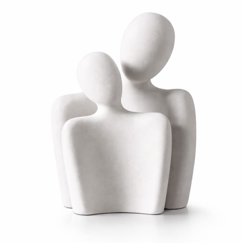 Zestaw figurek dekoracyjnych Duo Harmony – biały mat