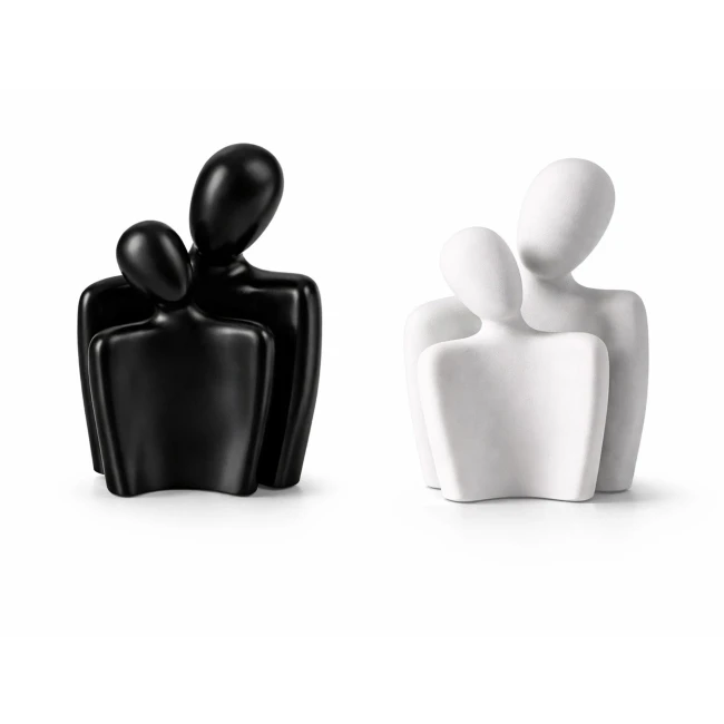 Zestaw figurek dekoracyjnych Duo Harmony – czarny