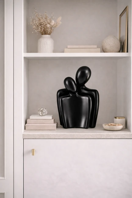 Zestaw figurek dekoracyjnych Duo Harmony – czarny