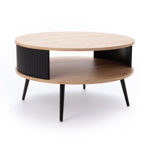 Stolik kawowy w stylu loftowym z okrągłym dębowym blatem.png