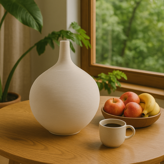 Wazon ceramiczny mira XS – biały