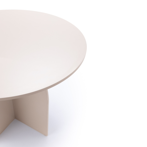 Okrągły blat stołu Yumi kolor kaszmir średnica 100 cm