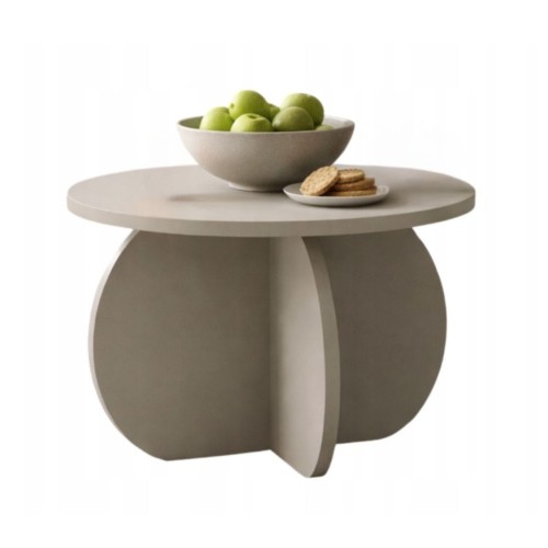 Stolik kawowy okrągły Yumi S – Kaszmir (70 cm)