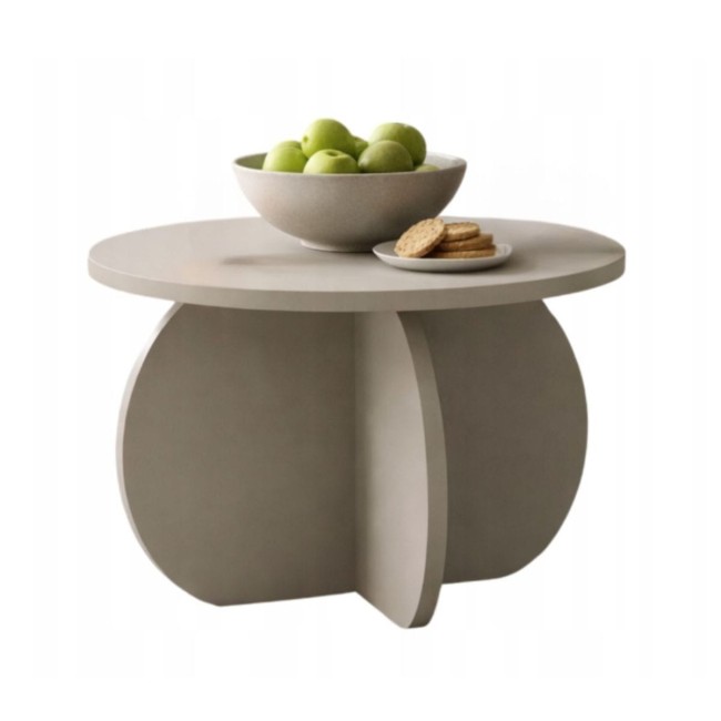 Stolik kawowy okrągły Yumi S – Kaszmir (70 cm)