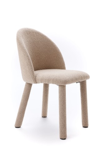 Krzesło Kawaī Bouclé khaki packshot – Nash Design