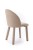 Krzesło Kawaī Bouclé khaki widok boczny – Nash Design