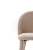Krzesło Kawaī Bouclé khaki detal siedziska – Nash Design