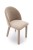 Krzesło Kawaī Bouclé khaki zestaw 2 szt. – Nash Design